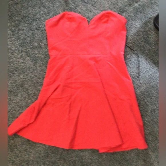 strapless open back dress Hilton Strapless Maxi Dress